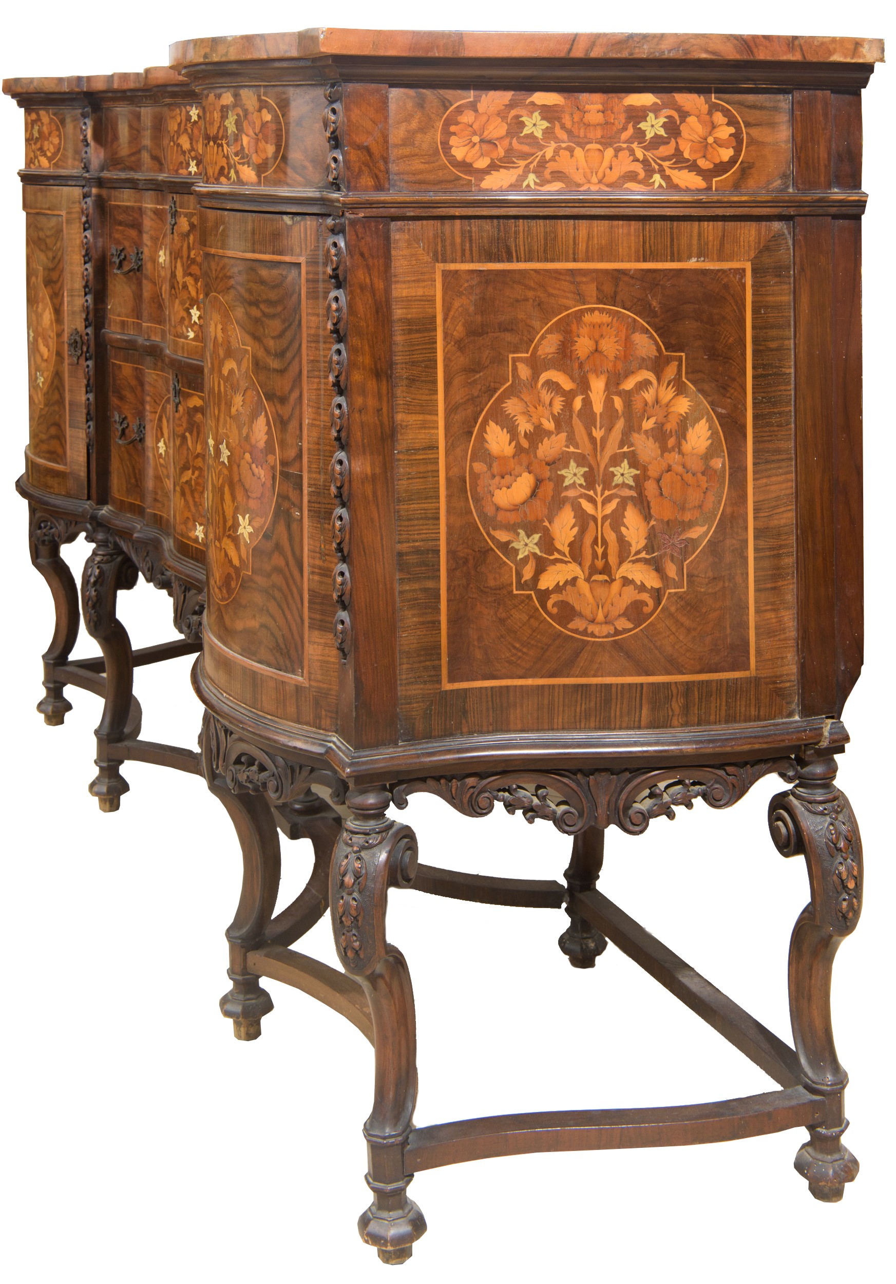 Credenza intarsiata