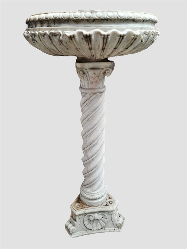 Vasca da centro  (Manifattura italiana, fine XIX - inizio XX secolo)  - Asta Arte Classica - DAMS Casa d'Aste