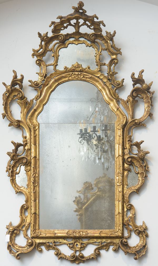 Specchiera  (Venezia, Luigi XV, metà XVIII secolo)  - Asta Arte Classica - DAMS Casa d'Aste