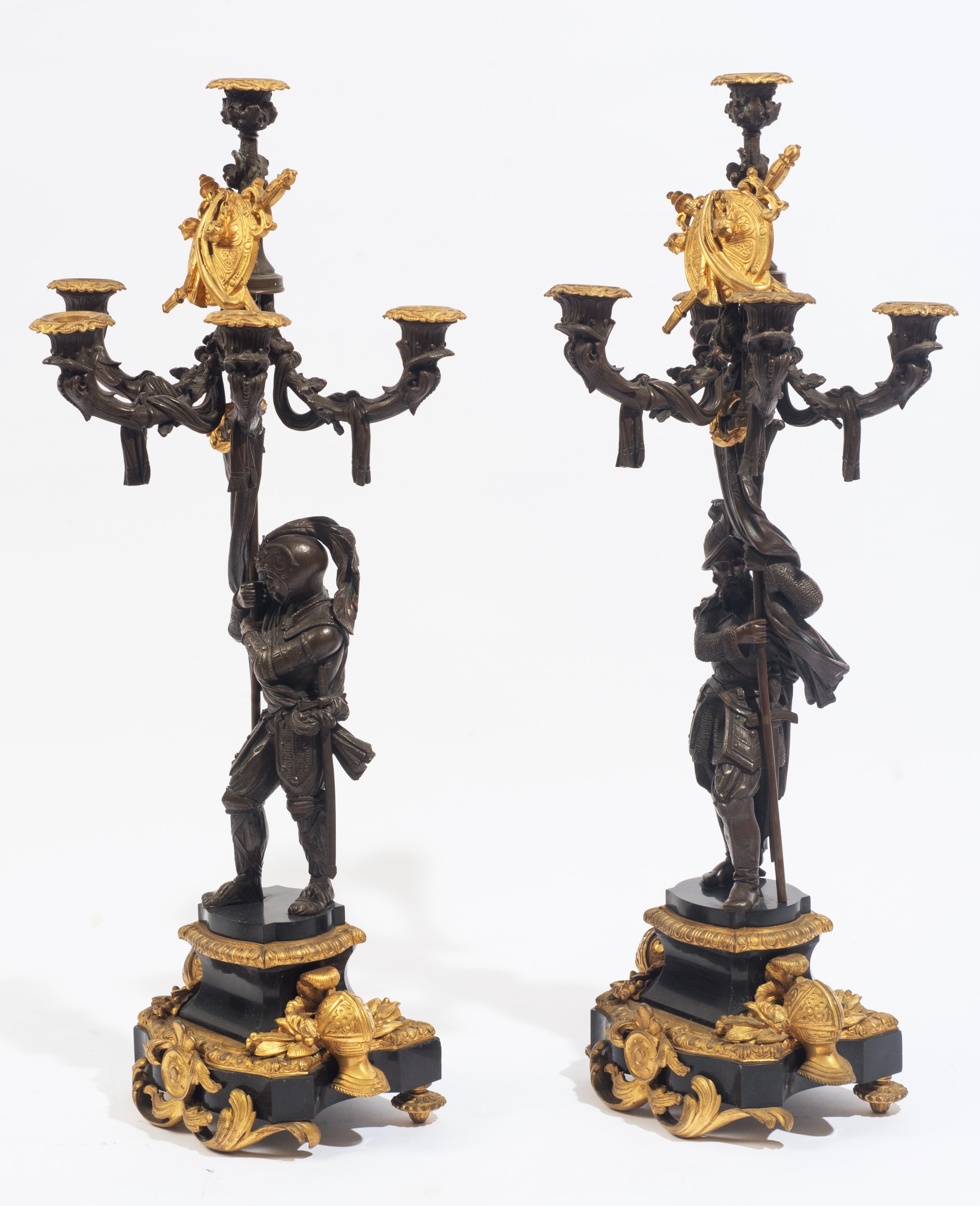 Coppia di candelabri