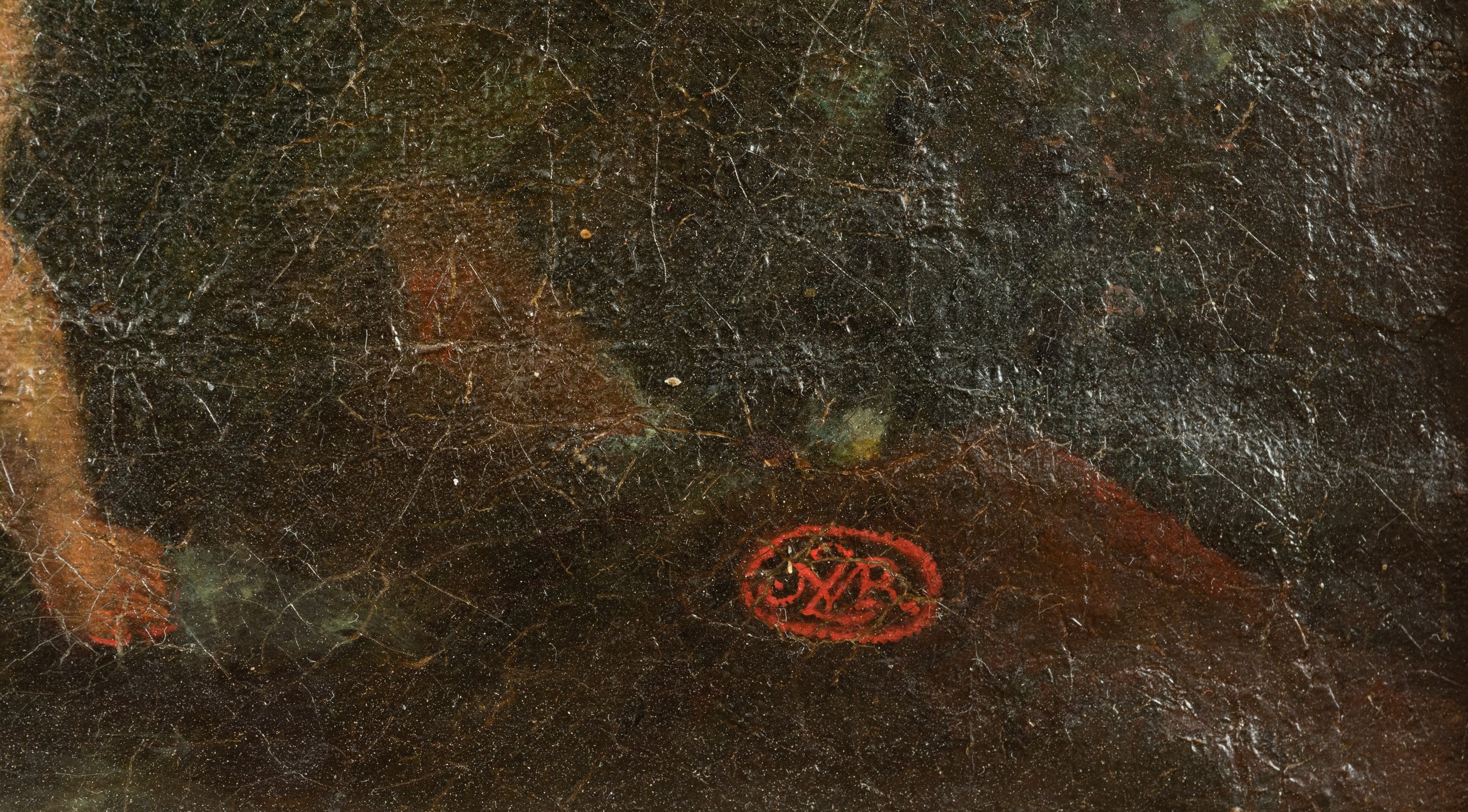 Dipinto raffigurante varie scene mitologiche