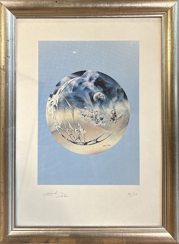 Antonio Cazzamali - Ercole e le cavalle di Diomede