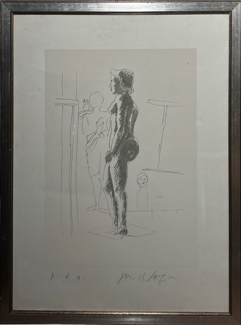 Pericle Fazzini - Nudo di Schiena