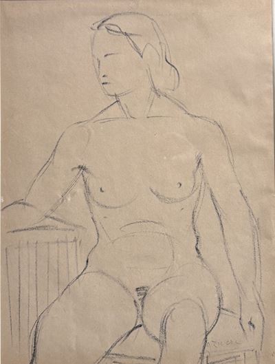Nudo Femminile Seduto