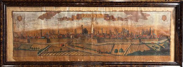 Georg Bathasar Probst : Veduta prospettica di Padova  - Asta Arte Classica - Web Only - DAMS Casa d'Aste