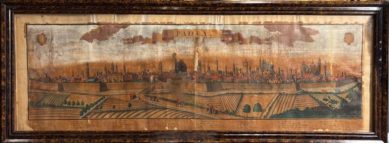 Veduta prospettica di Padova