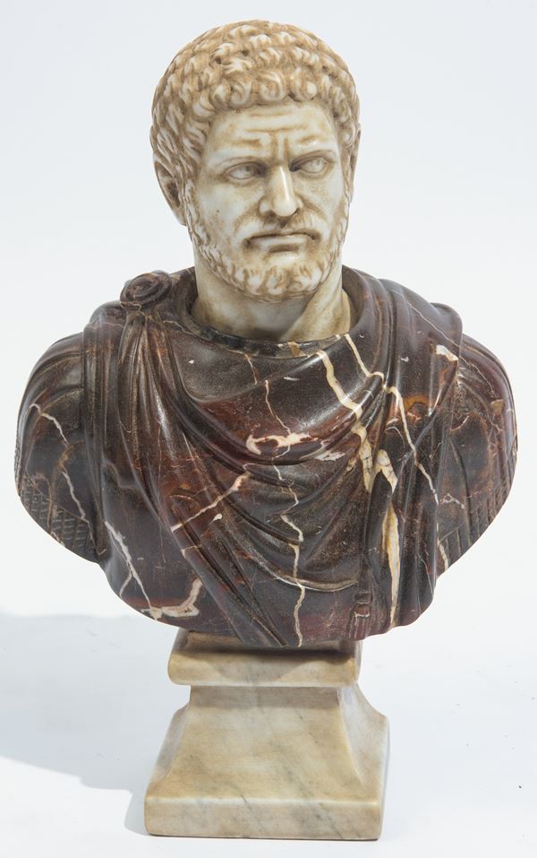Piccolo busto raffigurante l'imperatore Caracalla