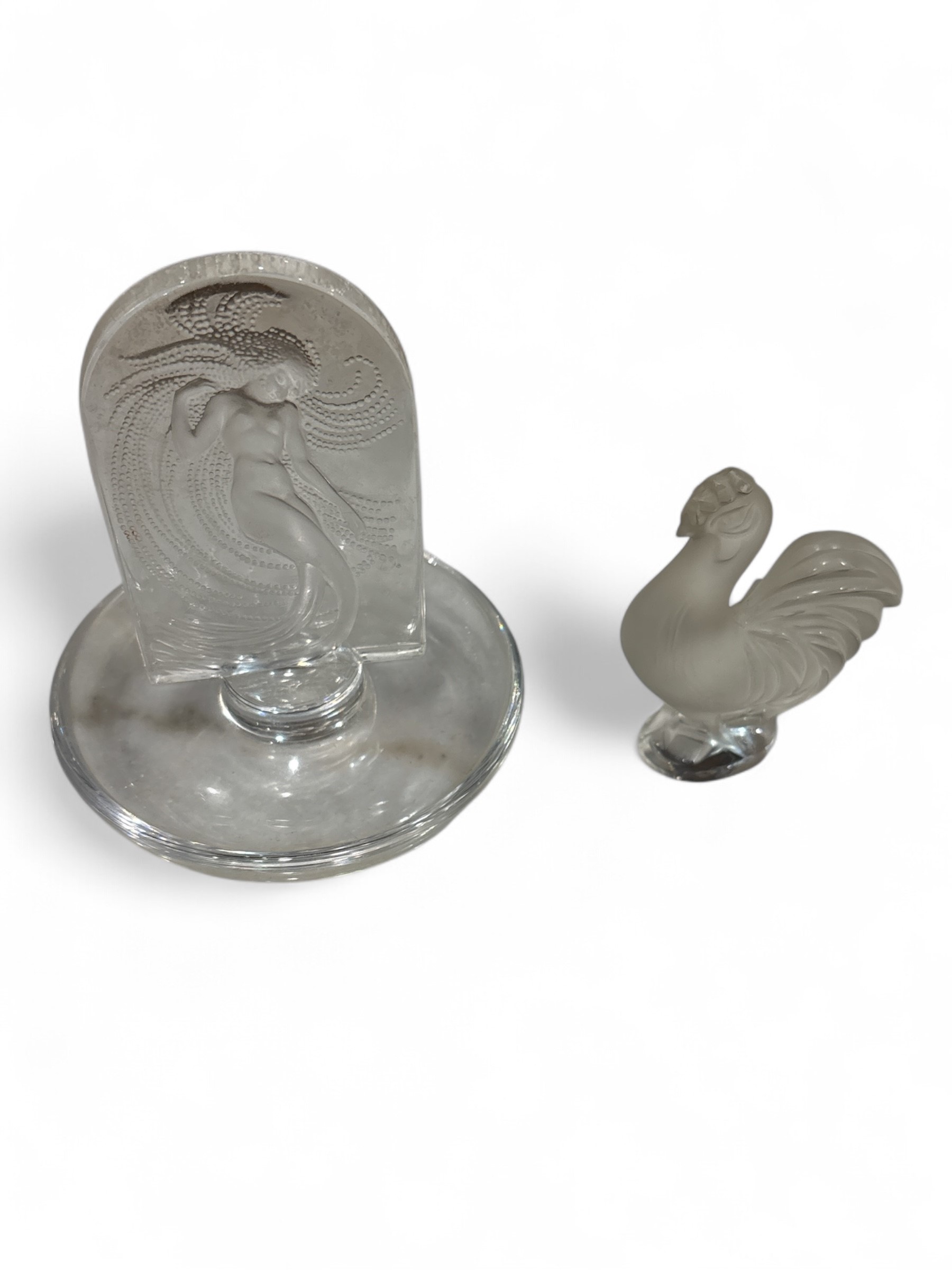 Lalique, Cinque oggetti in vetro
