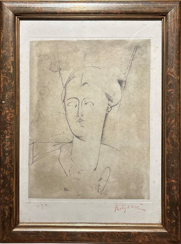 Amedeo Modigliani - Ritratto di donna