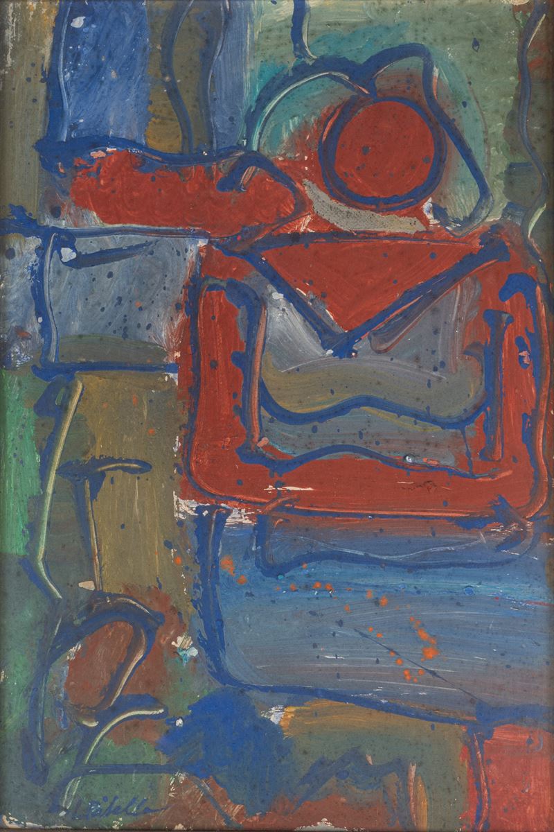 Figura femminile con braccia conserte