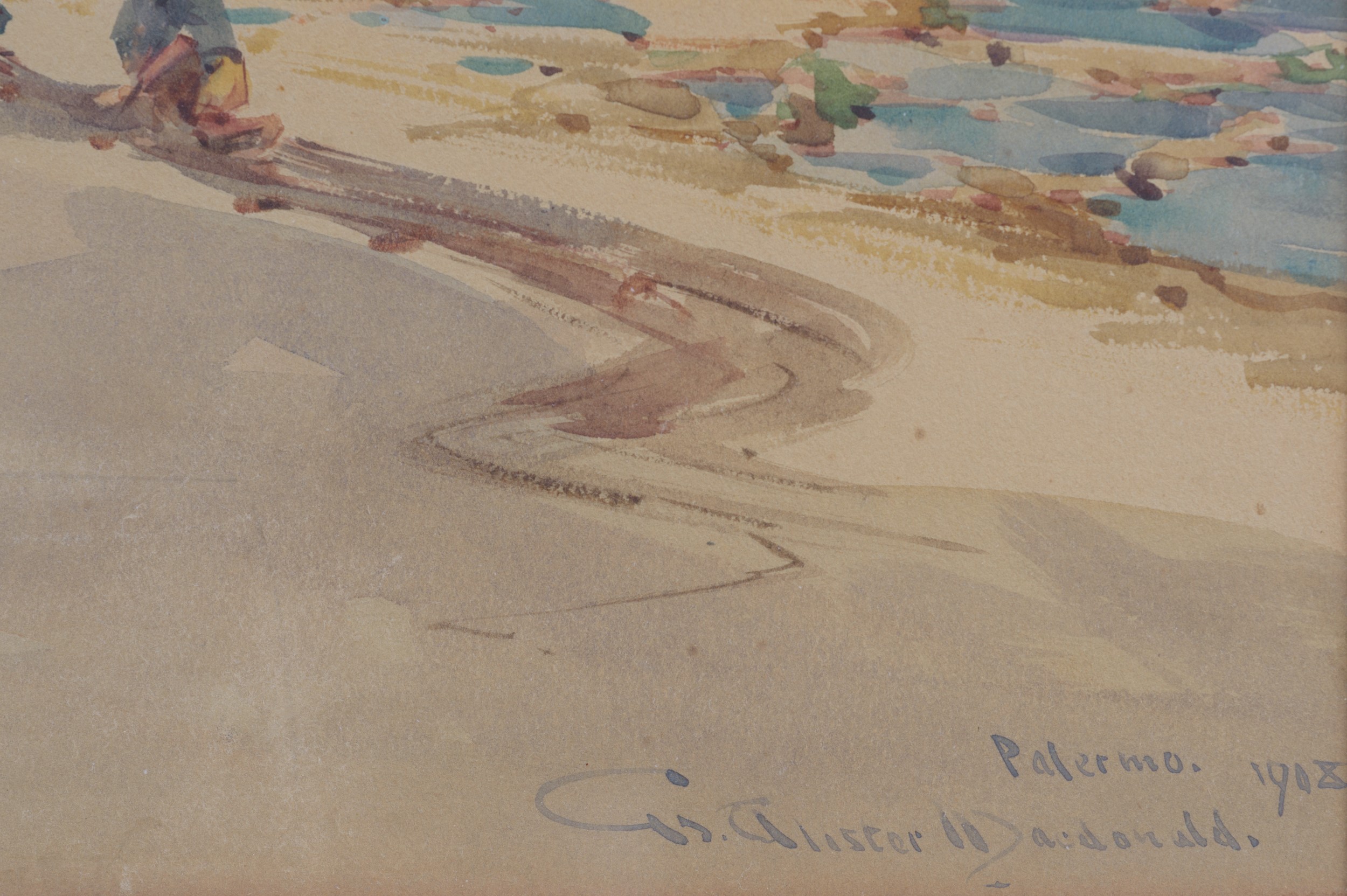 Veduta di Palermo con vista sul Monte Pellegrino