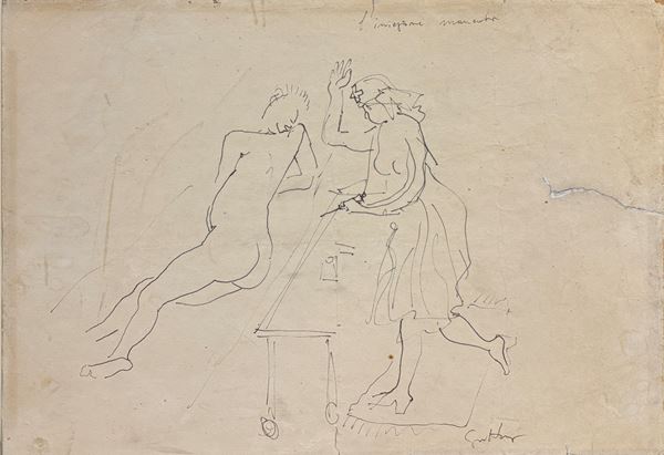 Renato Guttuso - Iniezione mancata