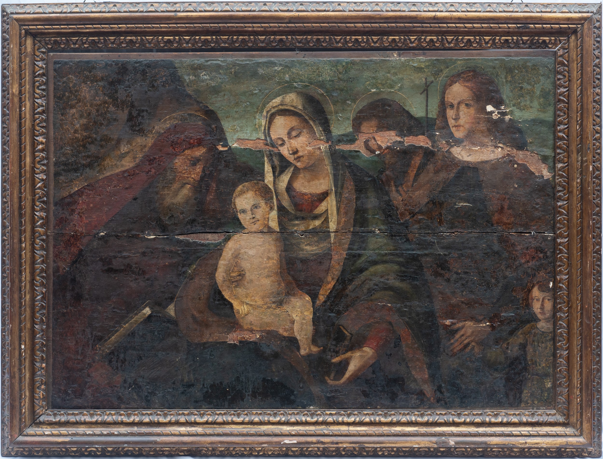 Madonna con bambino e santi