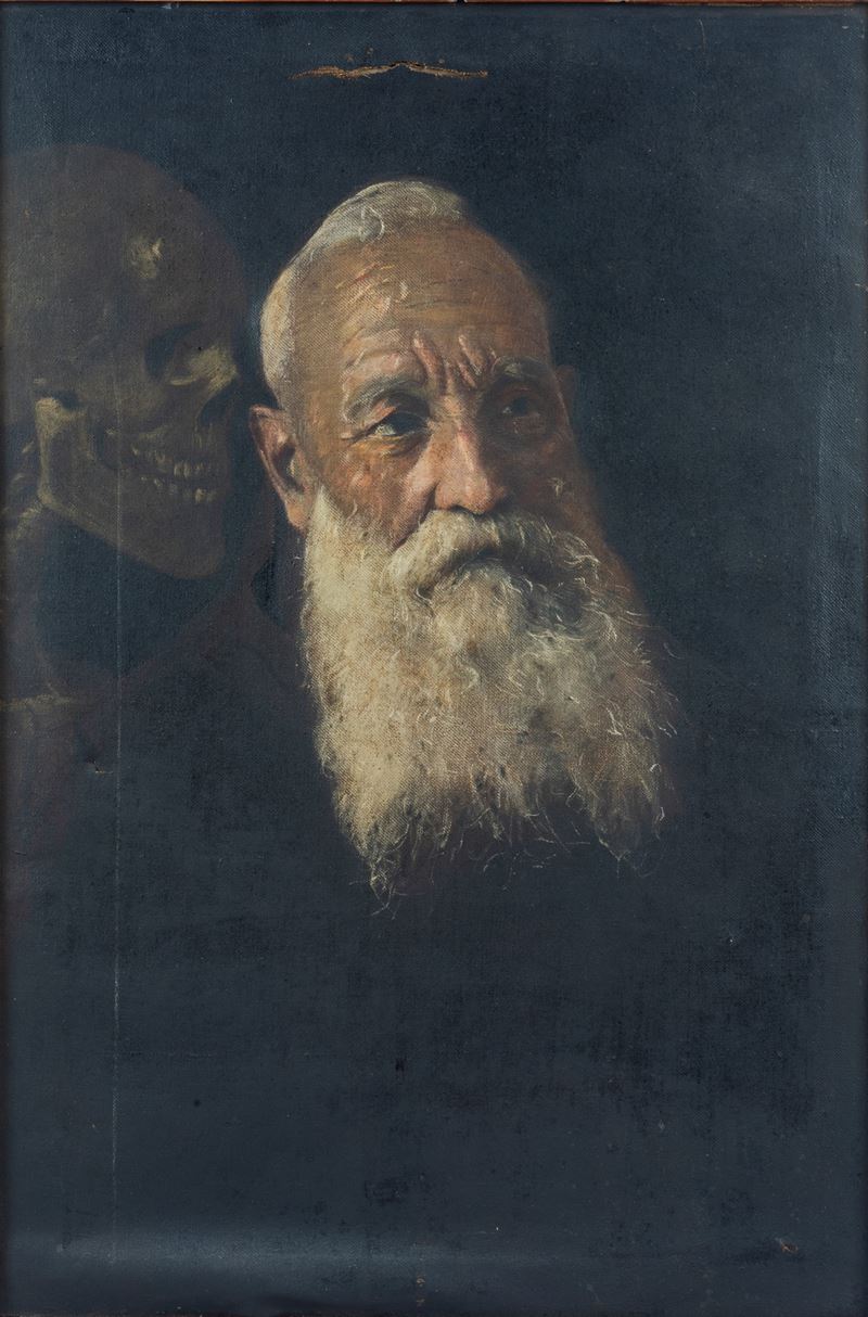 Ritratto D'uomo con Scheletro