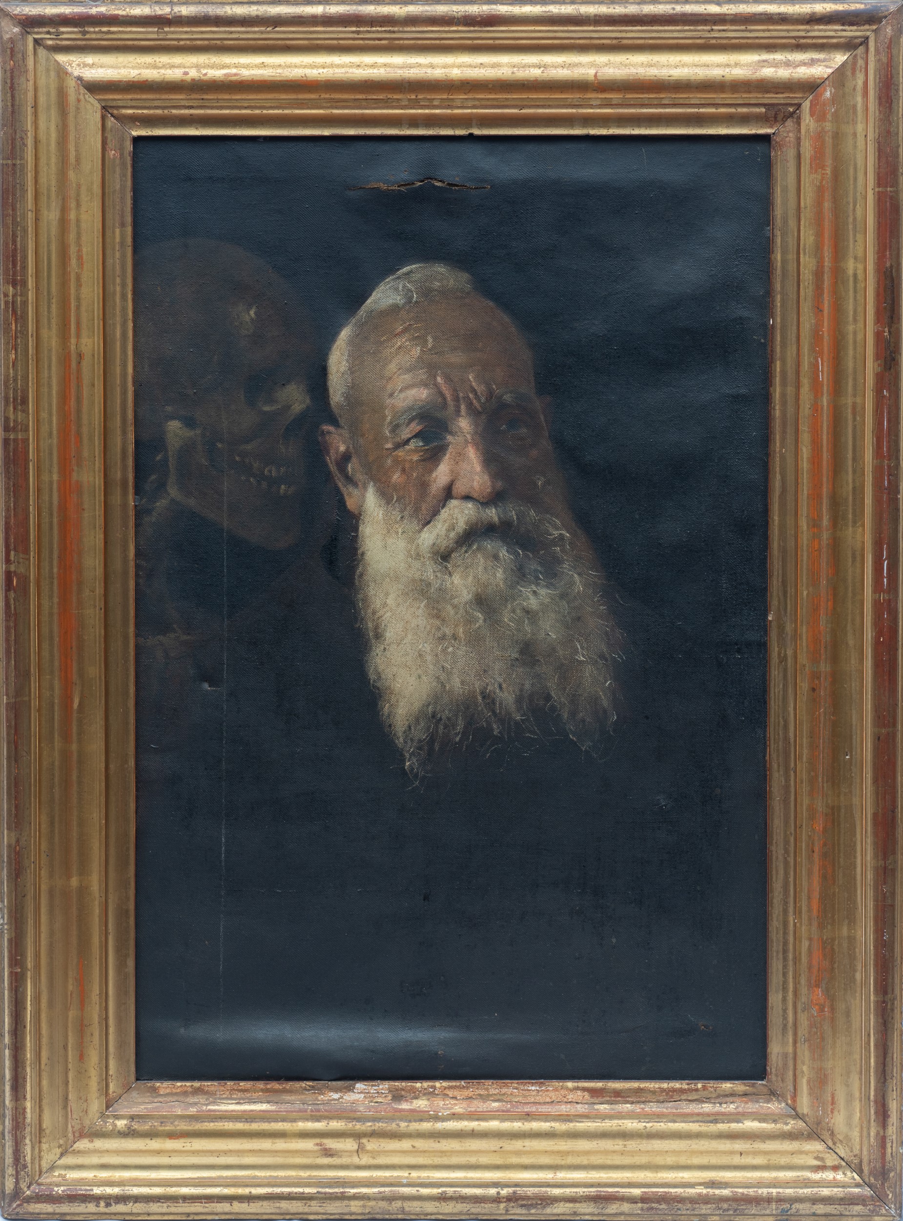 Ritratto D'uomo con Scheletro
