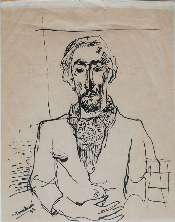 Orfeo Tamburi - Ritratto maschile