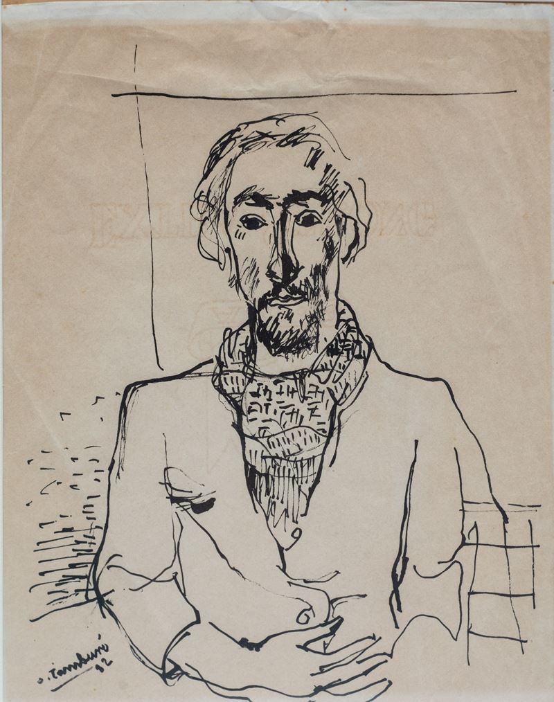Orfeo Tamburi - Ritratto maschile