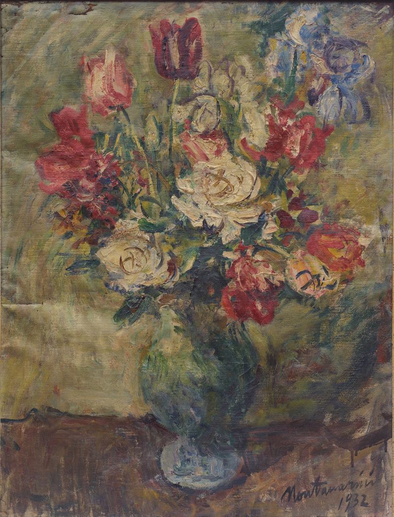 Natura morta vaso blu