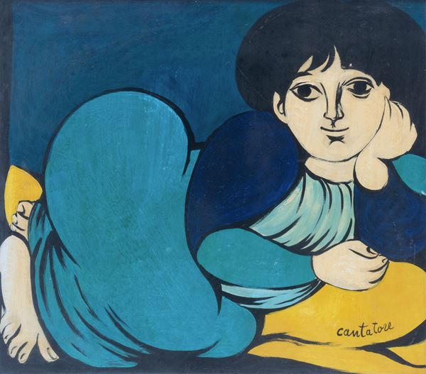 Domenico Cantatore - Odalisca