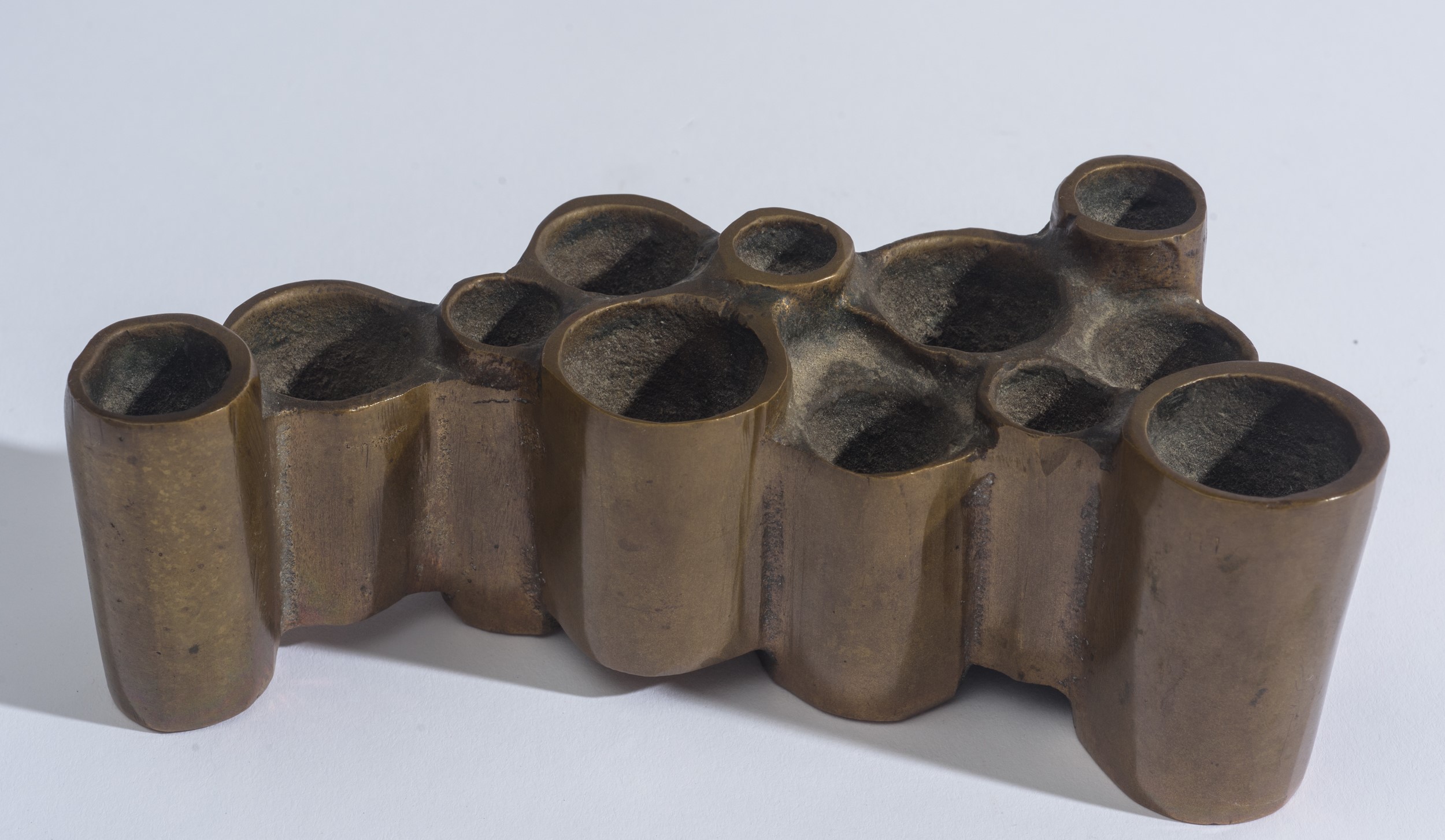 Portacandele in bronzo