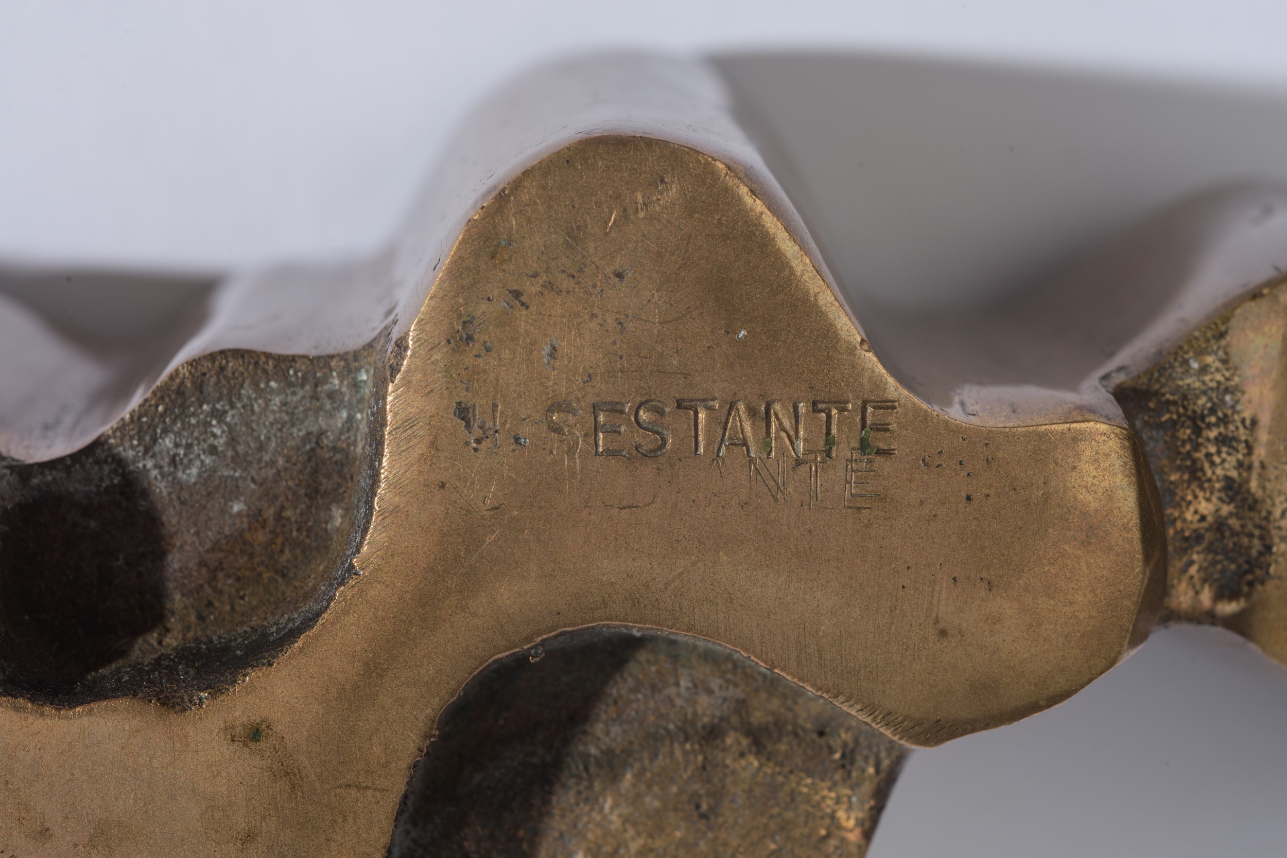 Portacandele in bronzo