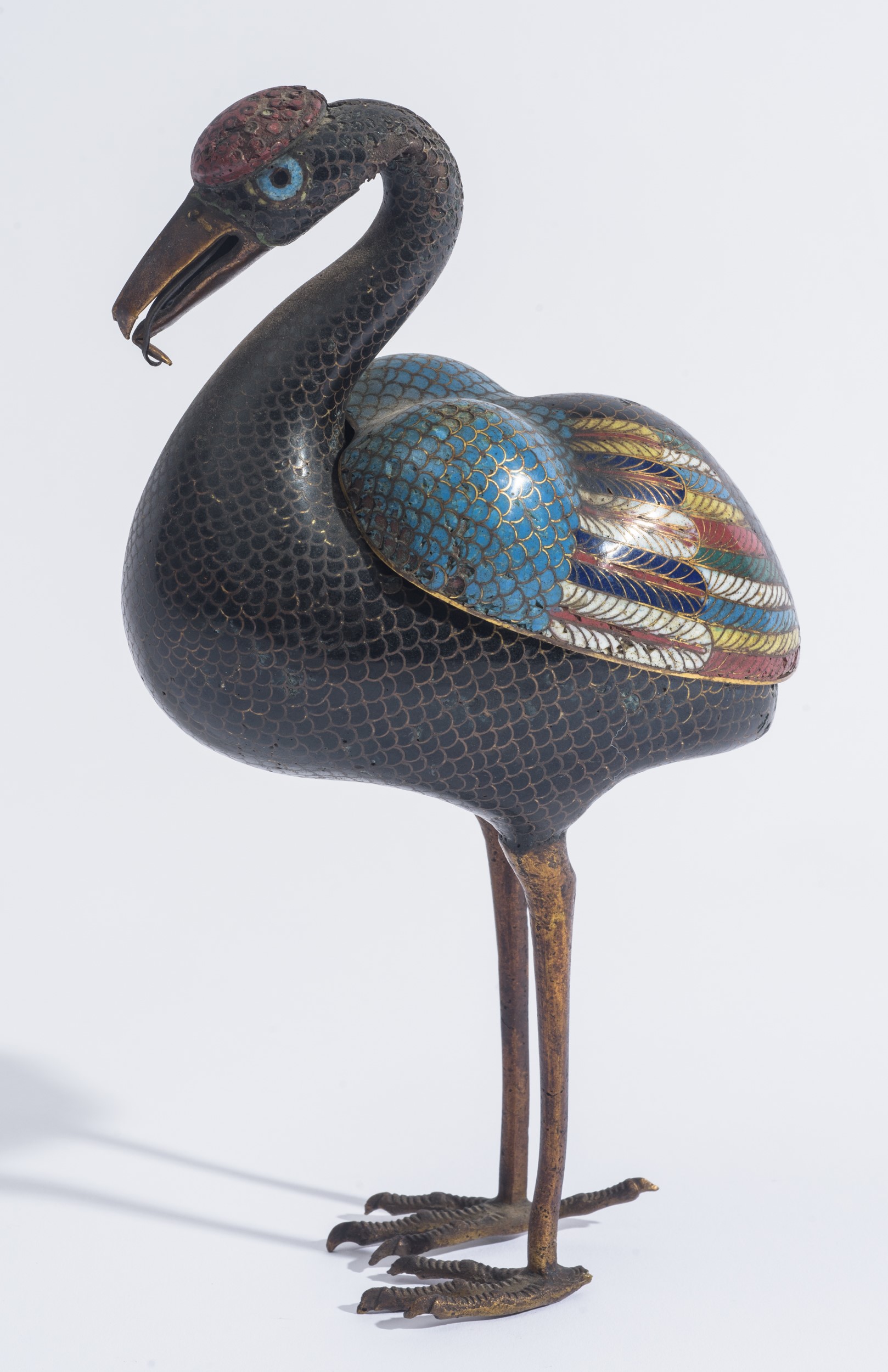 Incensiere a forma di Airone