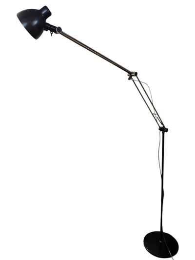 Due Lampade da Terra Cromate