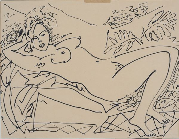 Luigi Montanarini - Nudo femminile disteso