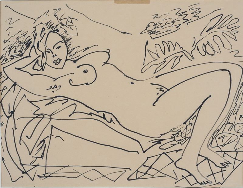 Luigi Montanarini - Nudo femminile disteso