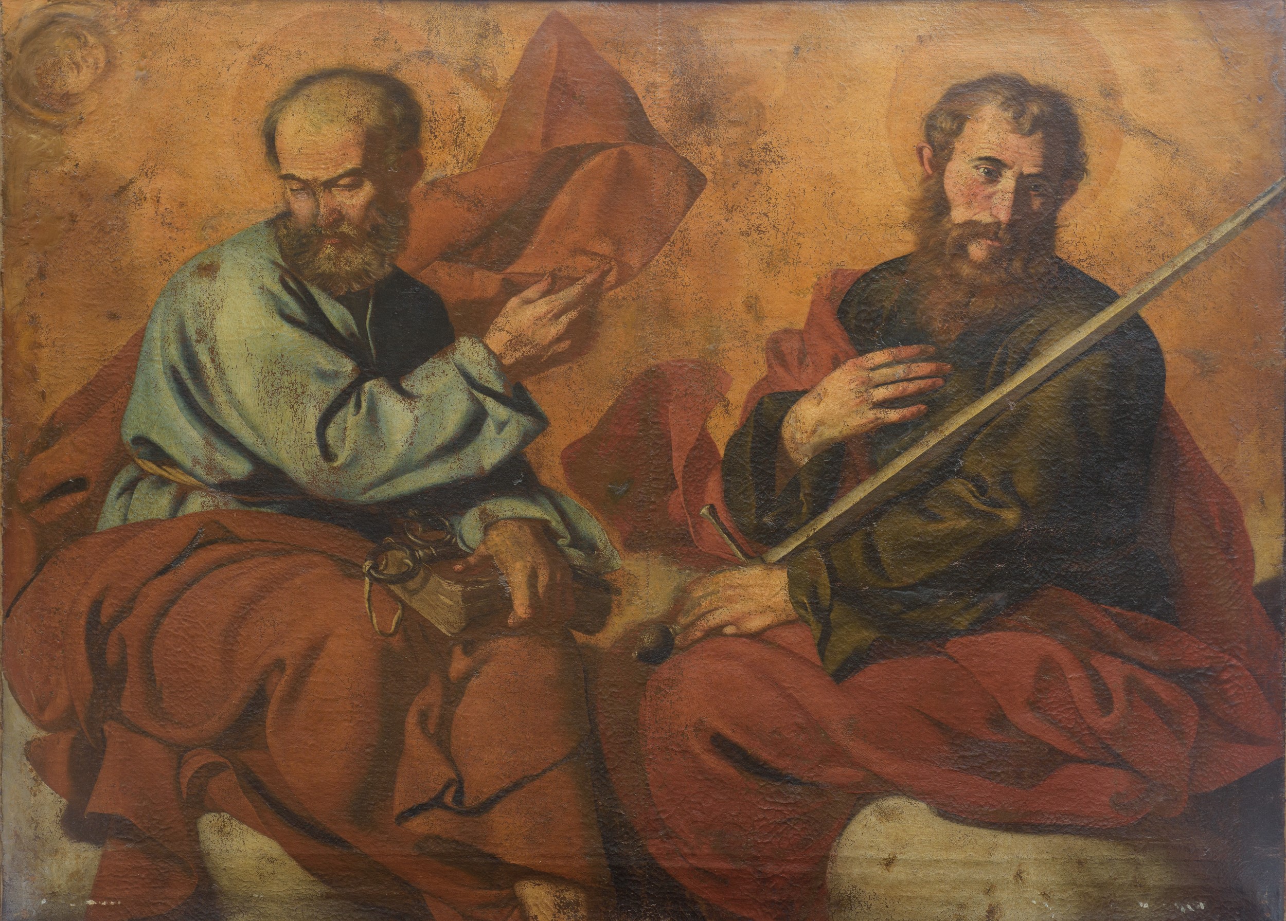 San Pietro e San Paolo in gloria con le anime del Purgatorio