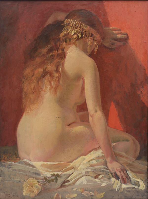 Francesco De Nicola - Odalisca di spalle