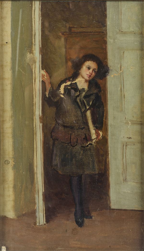 Antonio Ferrigno - Fanciulla alla porta