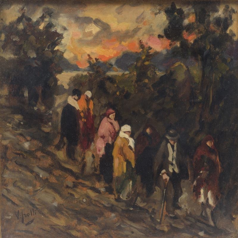 Passeggiata al tramonto