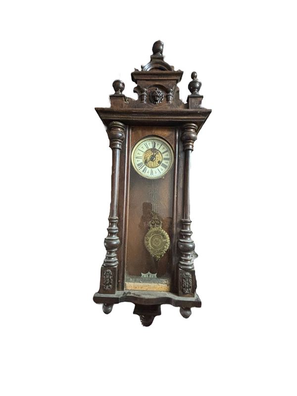 Pendola da muro  - Auction Brocantage - Summer Edition  - DAMS Casa d'Aste