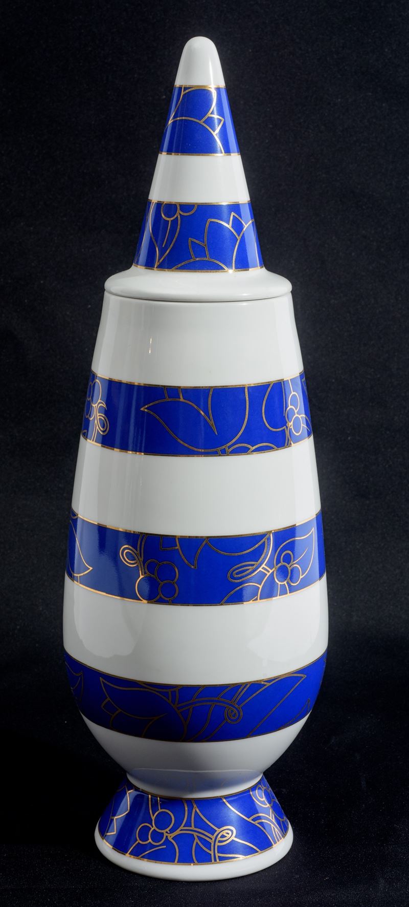 Michael Graves - Vaso con coperchio in porcellana, 39 cm, 1992