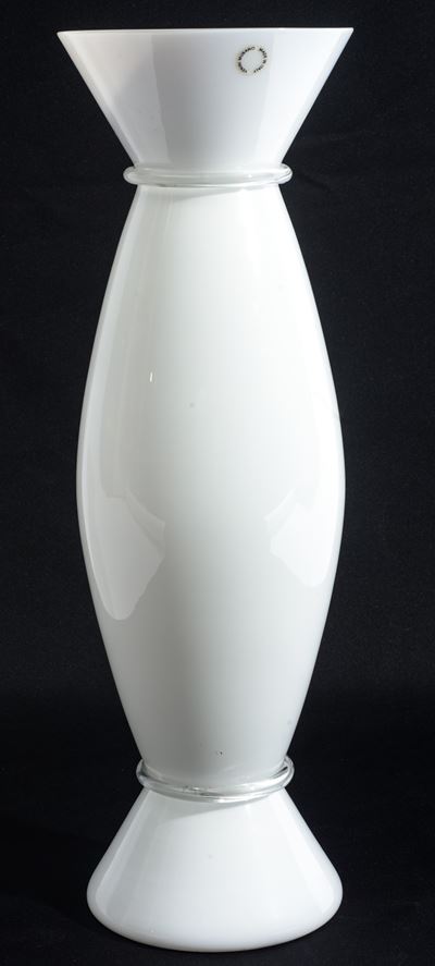 Vaso modello Acco, vetro di Murano