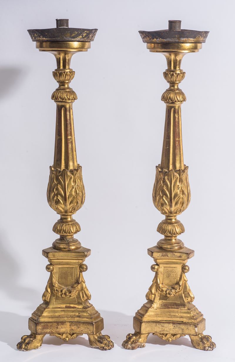 Coppia di candelieri