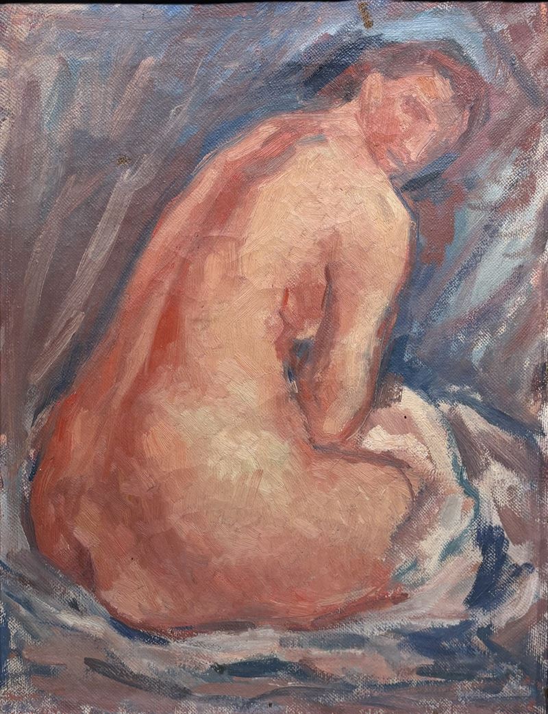 Nudo femminile di schiena