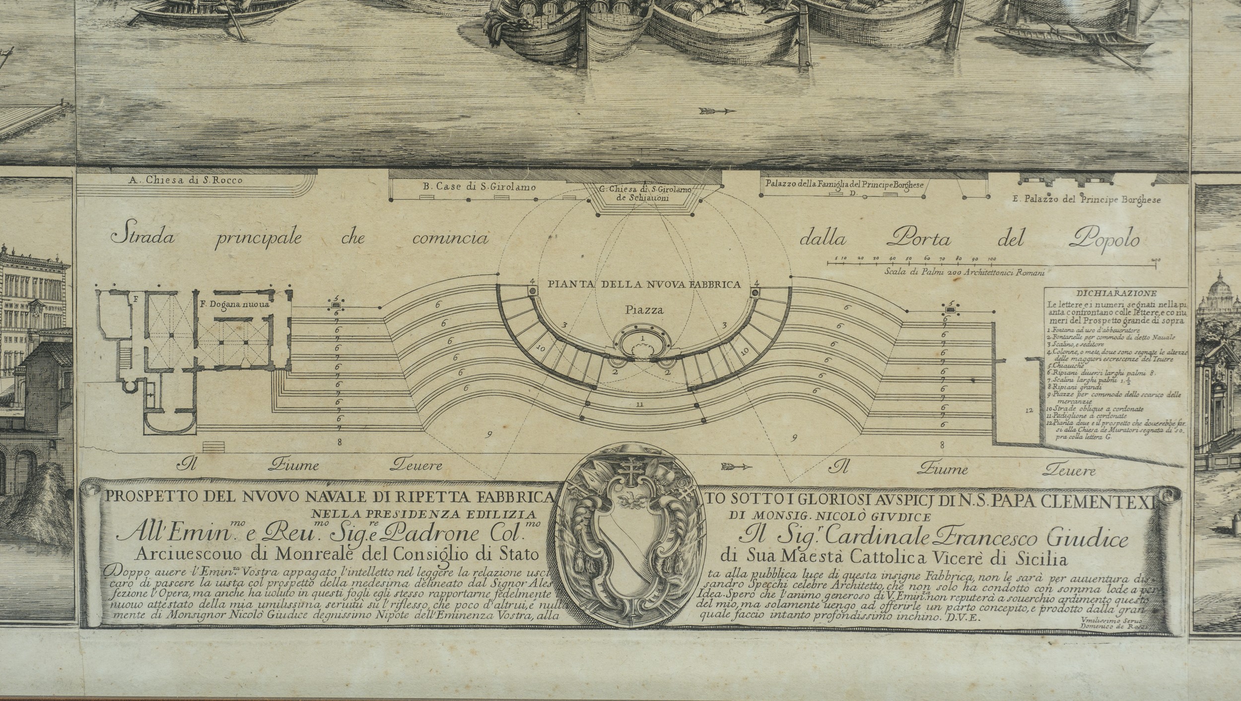 Prospetto del Nuovo Navale di Ripetta