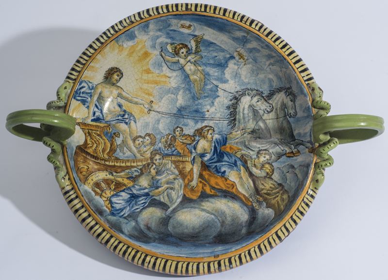 Grande ciotola a due manici