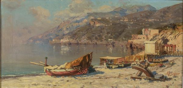 Antonio Ferrigno - Veduta costiera di Baia