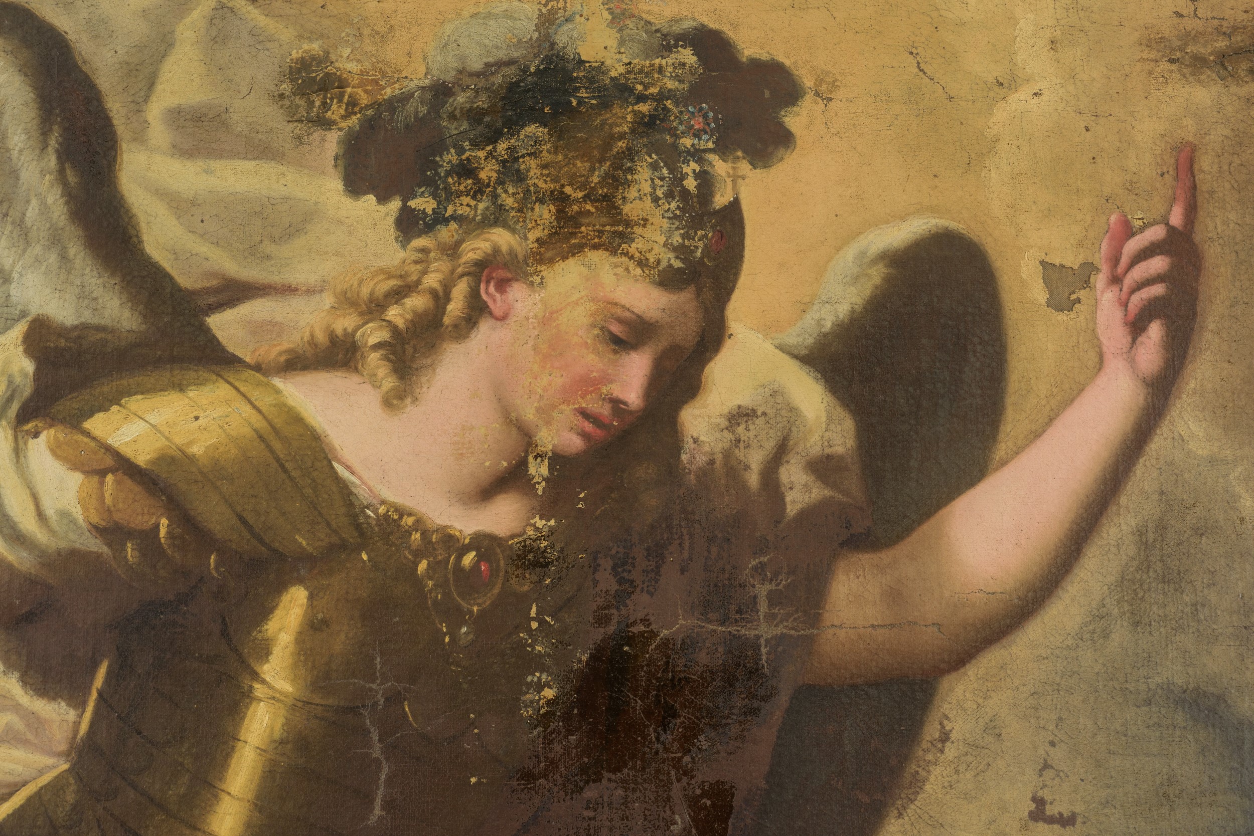 San Michele Arcangelo che scaccia gli angeli ribelli