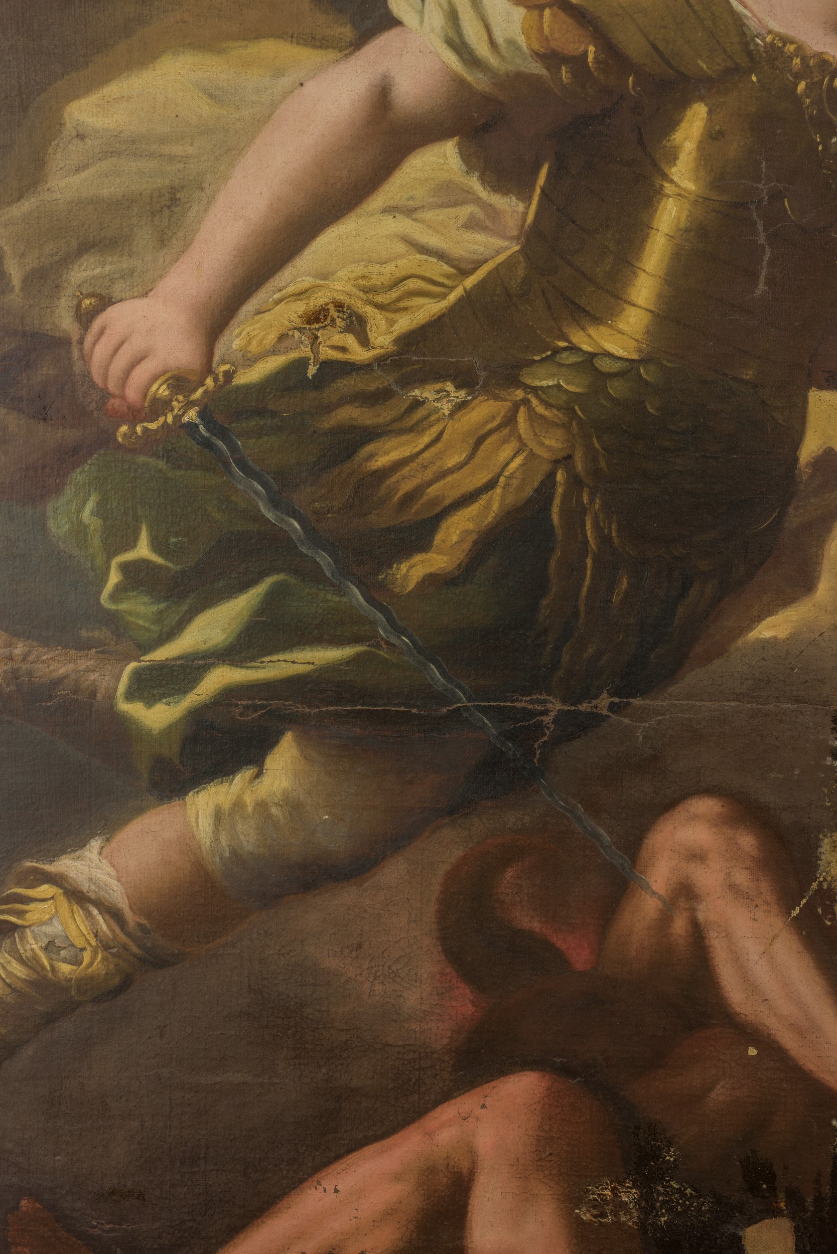 San Michele Arcangelo che scaccia gli angeli ribelli