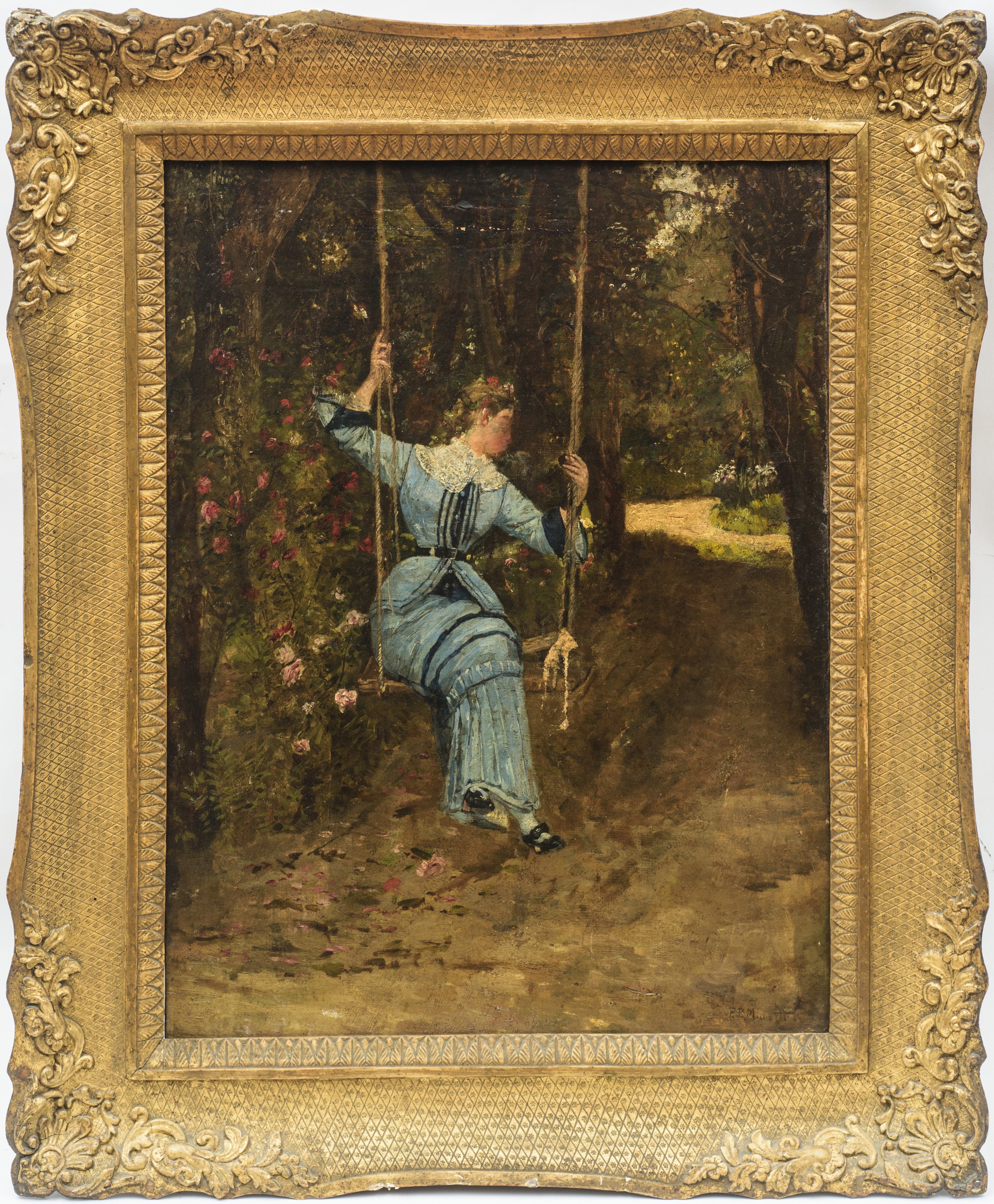 Fanciulla sull'altalena