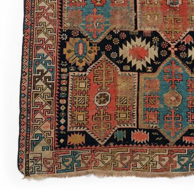 Tappeto Shirvan, lana, Azerbaigian (fine XIX - inizio XX secolo), 360 x 148 cm