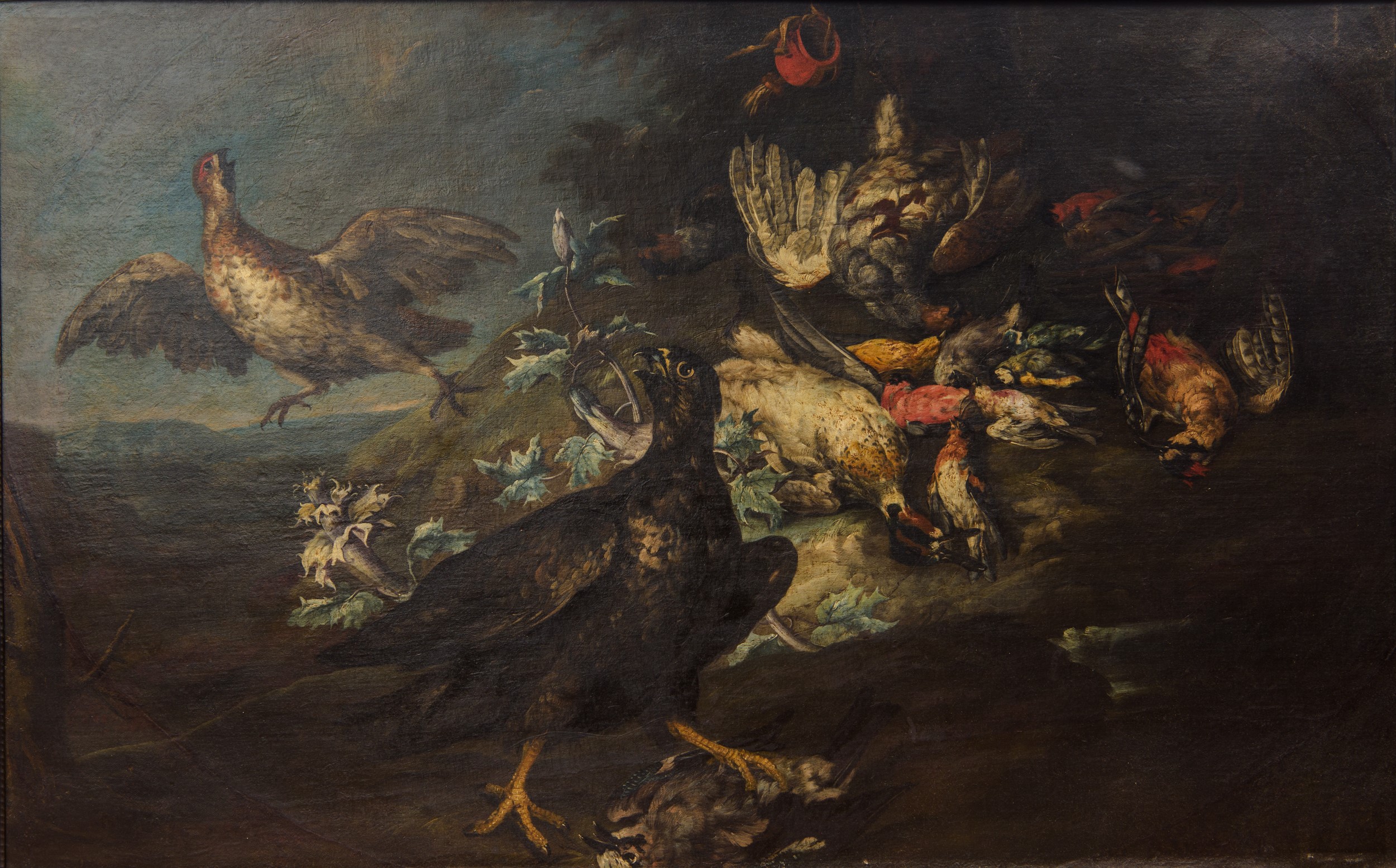 Coppia di nature morte con selvaggina