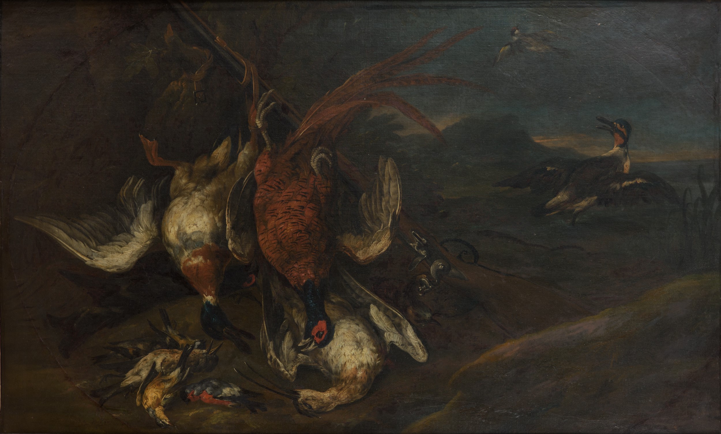 Coppia di nature morte con selvaggina