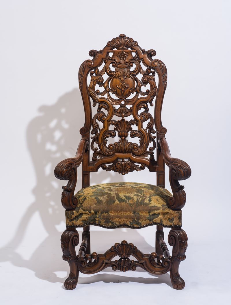 Grande poltrona da parata