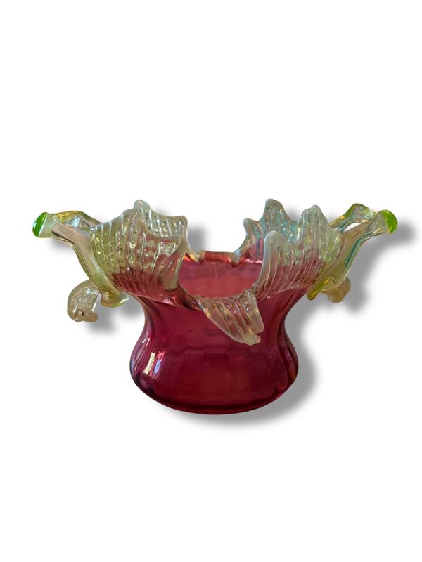Centrotavola  - vetro colorato - Auction Brocantage - Summer Edition  - DAMS Casa d'Aste