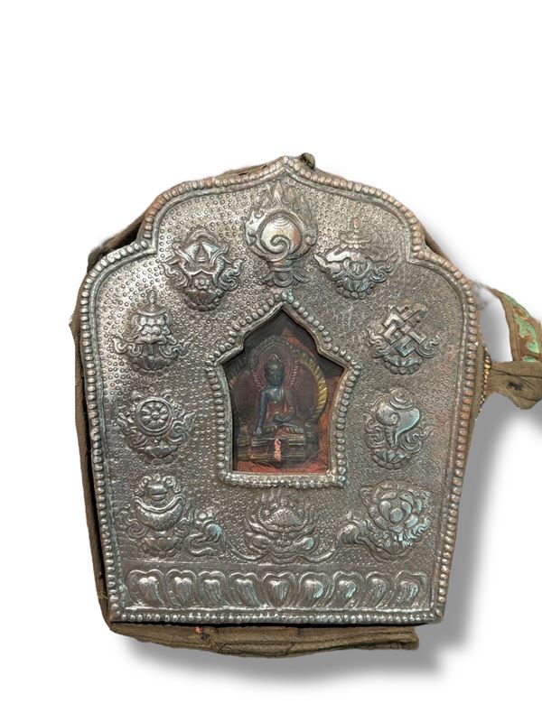 Buddha da preghiera  (Tibet - XX secolo)  - Asta Brocantage - Summer Edition  - DAMS Casa d'Aste
